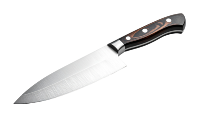 Close-up of a chef's knife