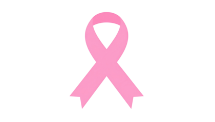 Pink ribbon symbol against black background (1)