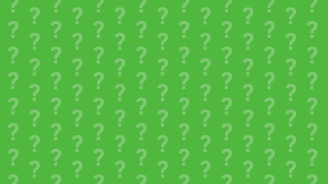 クイズ問題の背景。質問コーナーの背景。緑の背景。Quiz question background. Question corner background. Green background.