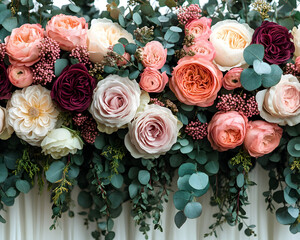 Elegant Floral Arrangement Background Image