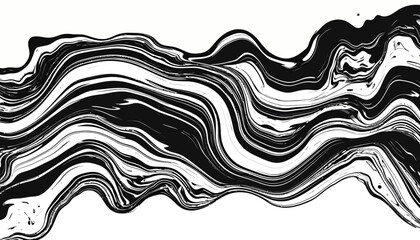 Fototapeta premium Abstract Black and White Marble Texture Background.