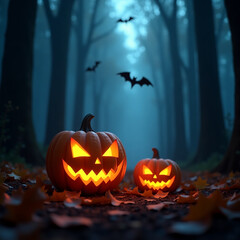 Halloween pumpkin on a Halloween