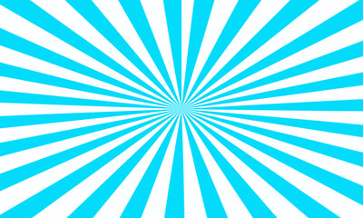 abstract sunburst pattern blue turquoise and white color rays, forming a sunburst design background, striking visual effect on white background for wallpapers, banners, graphics work