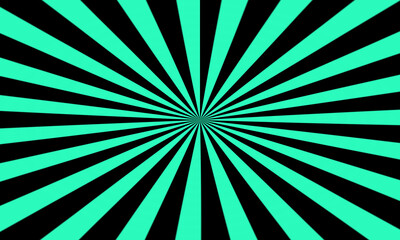 emerald green sunburst background, emerald green and black radial burst pattern, hypnotic lines, striking sunburst design for wallpaper, modern visual project on white background
