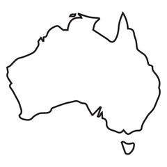 Australia Outline Map