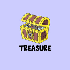 A Wooden Chest Full of Treasure