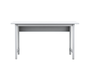 Simple white rectangular table