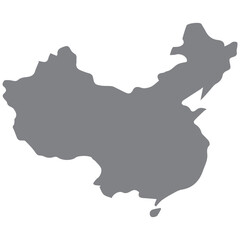 China Map Outline