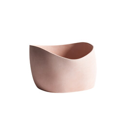 Soft pink bowl, organic curves