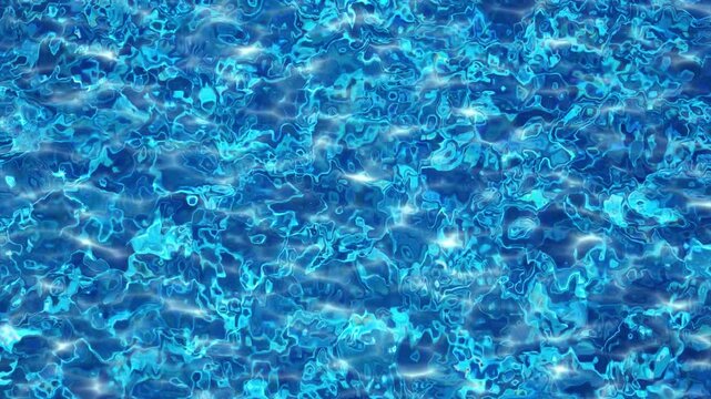 Blue liquid waves motion graphics background