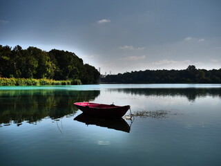 boat on lake