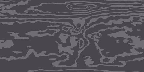 Wood grain dark black texture. Seamless wooden pattern. Abstract line background. Tree fiber, floor board