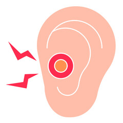 Inner Ear Pain Icon