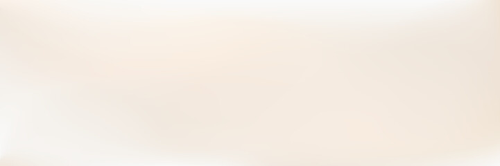 Soft vector gradient background. Light brown gradation. Cream texture blurred neutral banner. Warm pearl silk backdrop. Luxurious wavy aesthetic backdrop in soft light nude beige colors