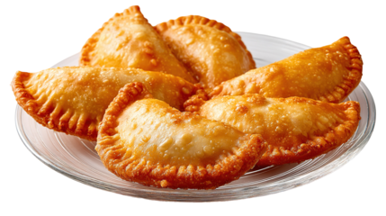 Delicious Panzerotti Italian Street Food isolated on transparent background Remove png, Clipping Path, 