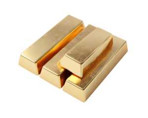 Stacked gold bars