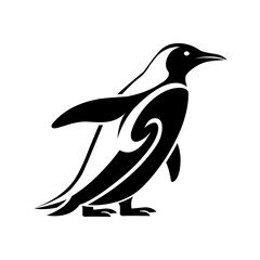 Creative Penguin Silhouette Vector