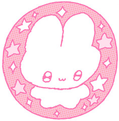 별 토끼 © titi.drawing