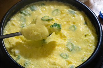 Korean cuisine of the steamed egg