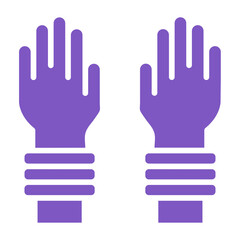 Obraz premium Cleaning Gloves Icon