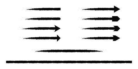 Brush element design vector illustrations.