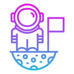 Moon Landing Icon