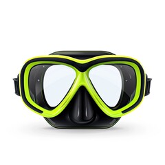 A diving mask designed for underwater exploration and snorkeling activities.