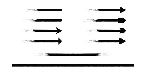 Brush element design vector illustrations.