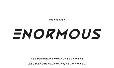 Minimal modern logo alphabet fonts. Typography minimalist urban sana serif digital fashion future creative logos fonts. vector illustration.