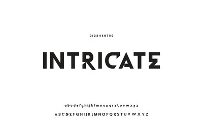 Minimal modern logo alphabet fonts. Typography minimalist urban sana serif digital fashion future creative logos fonts. vector illustration.