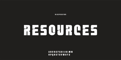 modern creative alphabet. Future fonts style. Typography uppercase and lowercase fonts. vector illustration.