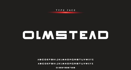 modern creative alphabet. Future fonts style. Typography uppercase and lowercase fonts. vector illustration.