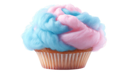 Cotton Candy Cupcake Delight