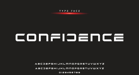 modern creative alphabet. Future fonts style. Typography uppercase and lowercase fonts. vector illustration.