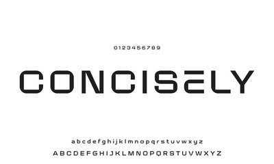 Abstract Fashion alphabet letters font logo. Minimal modern urban fonts for logo, brand etc. Typography typeface uppercase lowercase and number. vector illustration.
