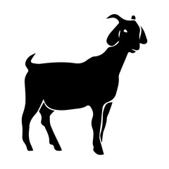 Goat Silhouette Icon