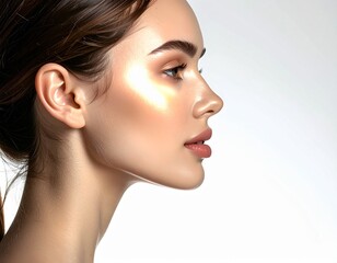 Fototapeta premium Natural Glow Highlighting Feminine Features
