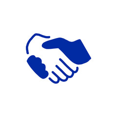 Handshake Partnership Icon / 握手とパートナーシップのアイコン（契約・信頼・協力）	