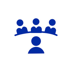 Interview and Panel Discussion Icon / 面接とパネルディスカッションのアイコン（会議・審査・プレゼン）