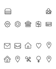 web icons set