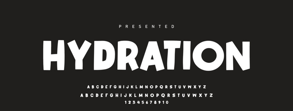 Font alphabet creative modern with black dots, letters A, B, C, D, E, F, G, H, I, J, K, L, M, N, O, P, Q, R, S, T, U, V, W, X, Y, Z and numerals 0, 1, 2, 3, 4, 5, 6, 7, 8, 9, vector illustration 10EPS