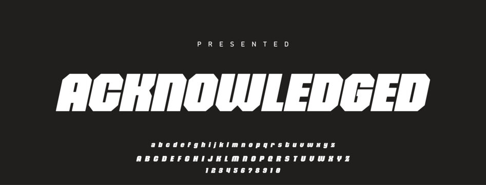 Font alphabet creative modern with black dots, letters A, B, C, D, E, F, G, H, I, J, K, L, M, N, O, P, Q, R, S, T, U, V, W, X, Y, Z and numerals 0, 1, 2, 3, 4, 5, 6, 7, 8, 9, vector illustration 10EPS