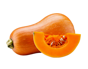 butternut squash isolated on transparent png