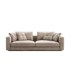 Light beige couch, simple, modern design