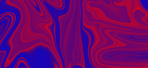 Swirling Red and Blue Fluid Waves | glassy gradient, glass texture background, almost liquid form, best for website banner and graphic design
