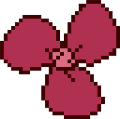 Obraz premium Flower Pixel Art