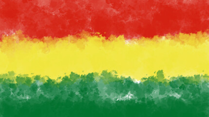 Abstract Red Yellow Green Gradient Background.