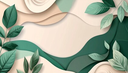 Elegant design soft colors nature inspired blouse