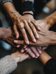 Hands United In Support