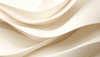 Fototapeta premium Soft elegant creamy white fabric drape